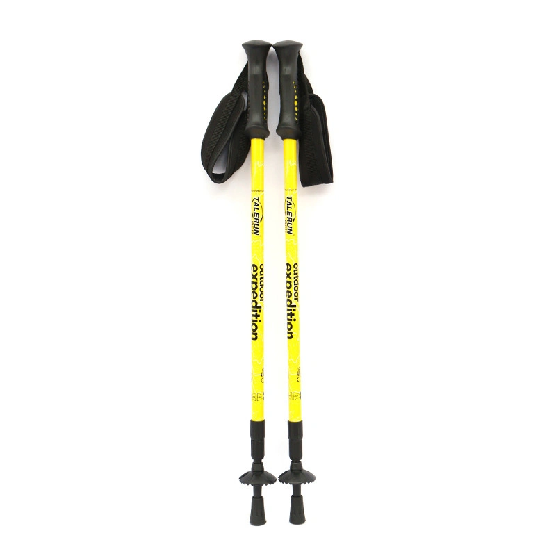 Pôles trekking pliable de haute qualité en alliage aluminium bâtons de Nordic Walking Walking Stöcke Alpenstock