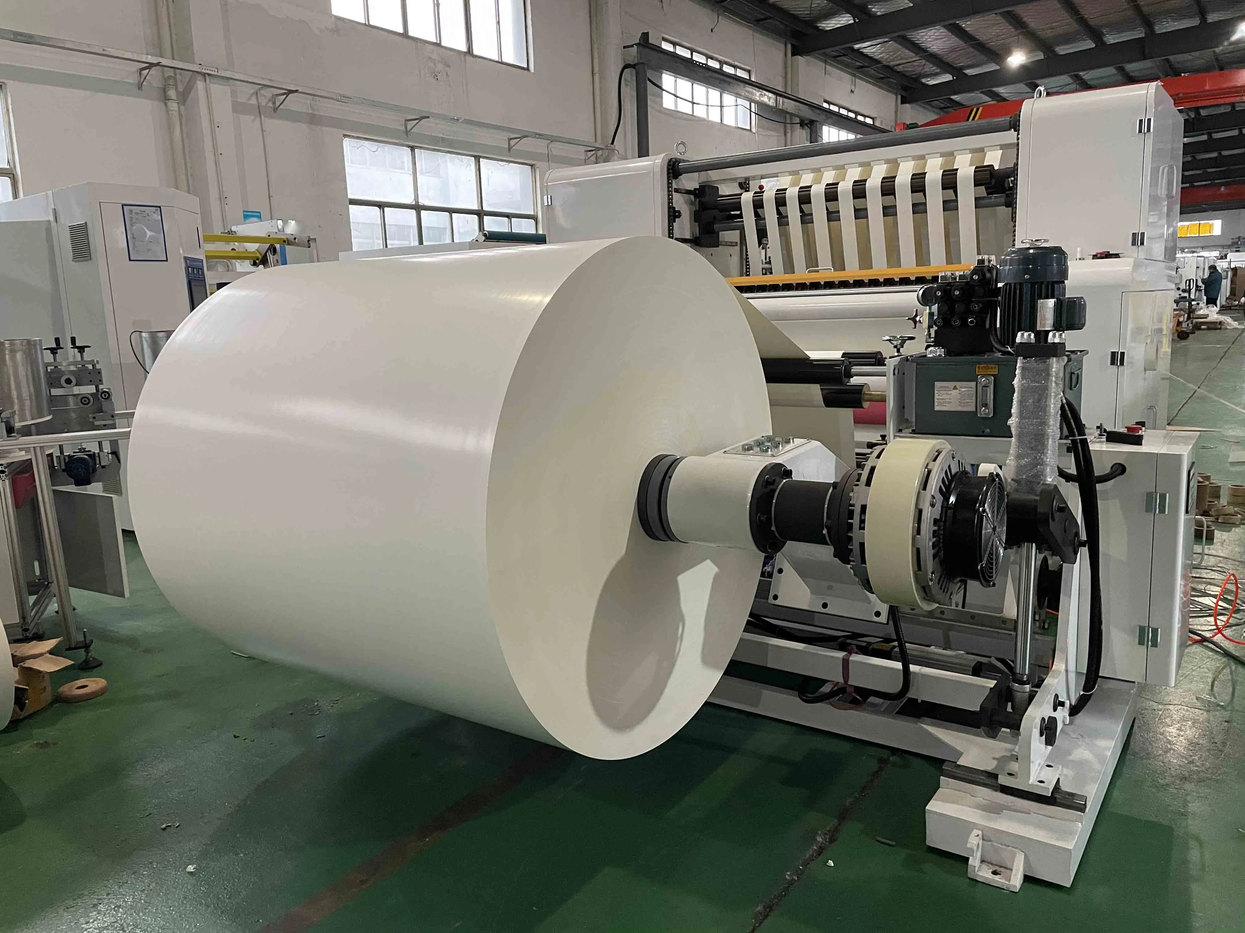 High Technology Shaftless Fiber Glass Mesh Slitting Machine Glass Paper Slitter Rewinder