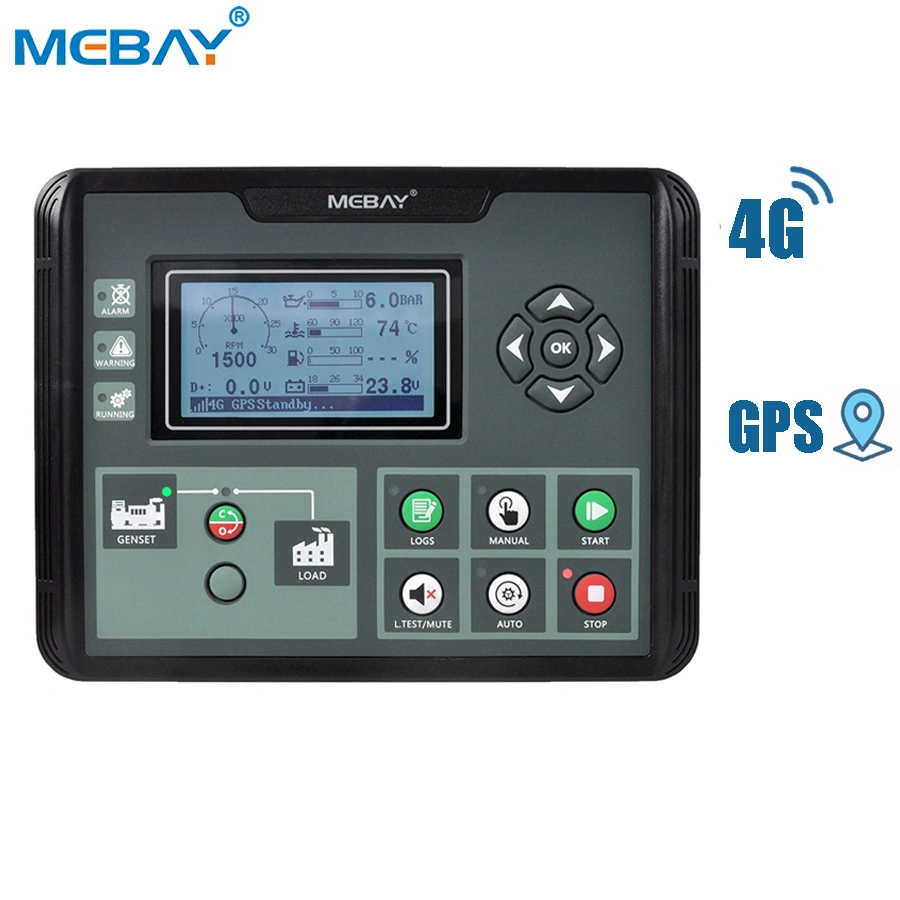 Mebay 4G Generator Controller DC50d-4G Remote Control Panel GPS