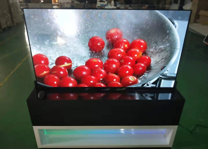 شاشة LCD OLED شفافة فائقة النحافة مزودة بشاشة عرض Digital Signage و لعرض شاشة الإعلانات المُشغِلات