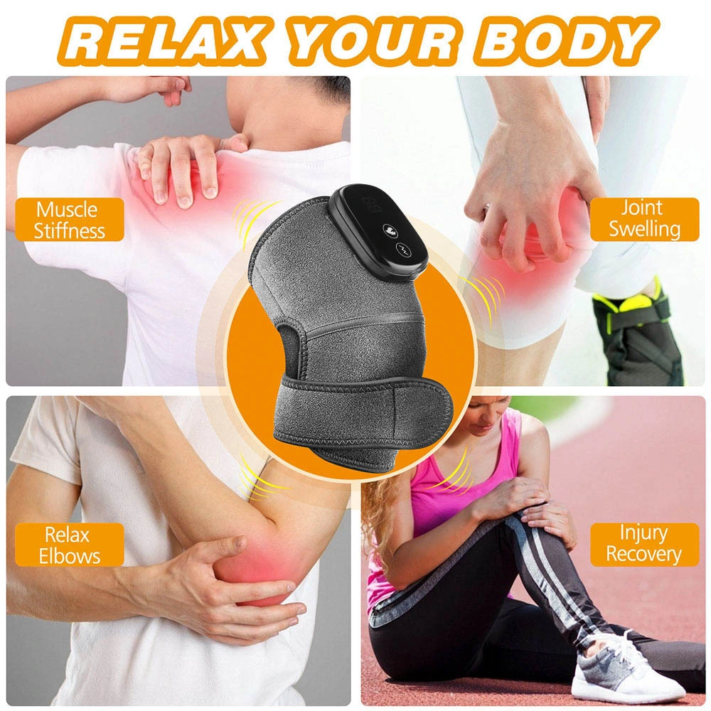 Smart Heat Therapy Massage Device Multifunctional Wireless Electric Heat Knee Brace