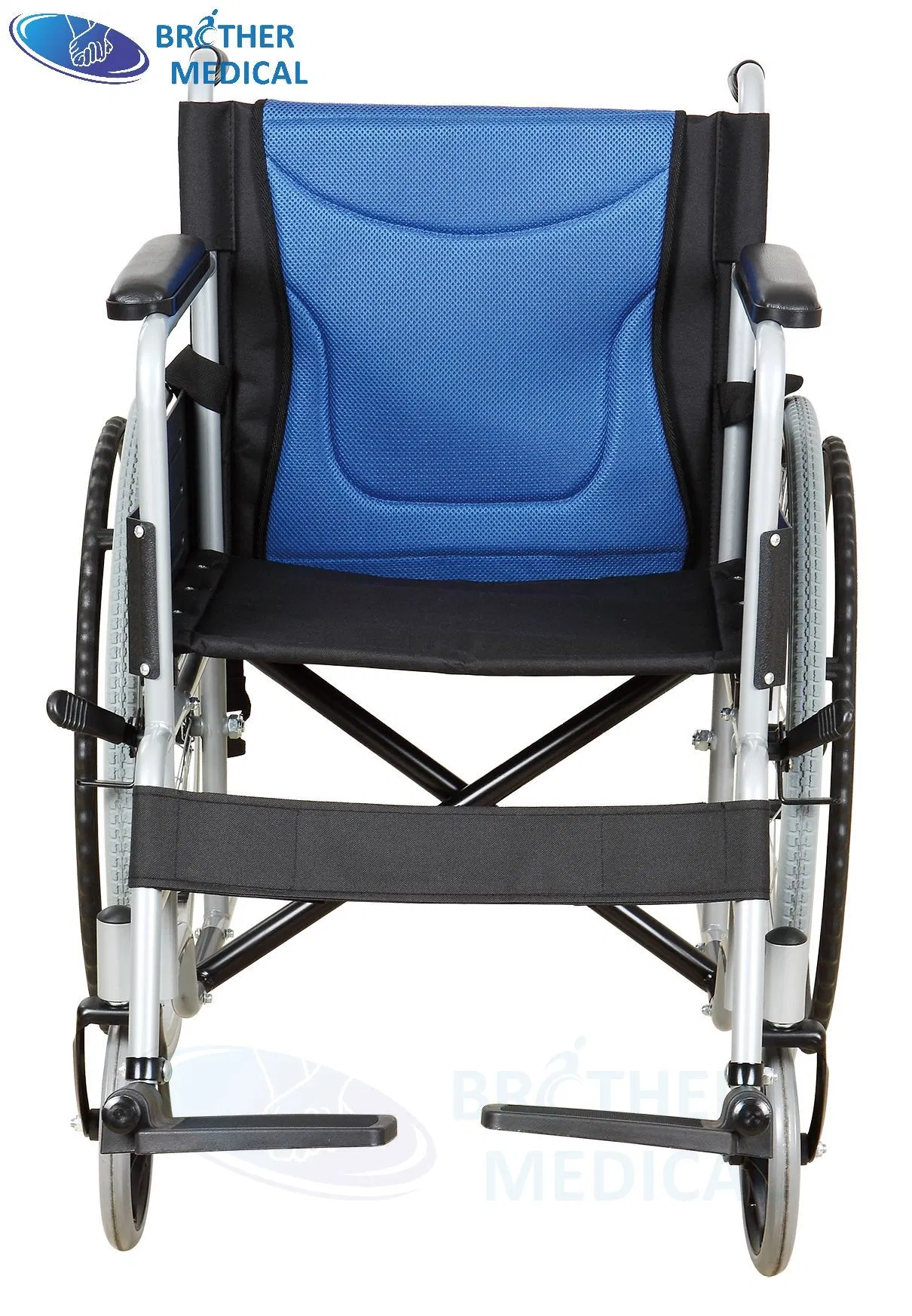 Metal Aluminum Brother Medical Wheelchair with Toilet Chair Plastic High Commode