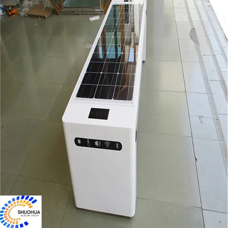 Solar Seat High quality/High cost performance  Stainless Steel Modern Smart Solar Cell Power Outdoor Bench Furniture Solar Seat