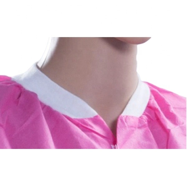2021 معمل تحميض بالجملة Coat Medical Uniform Slim WorkWear Uniform الجمال WorkWear Health Service تقشير طبقة طلاء معمل تحميض أبيض