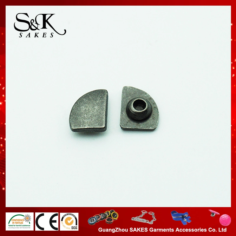 Irregular Shape Metal Zinc Alloy Rivet Use in Garments