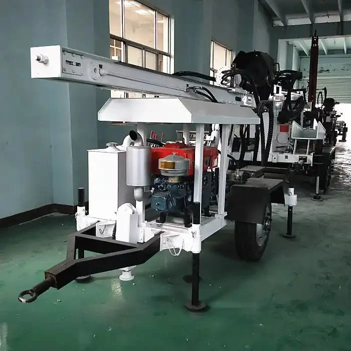 New Model Deep Rock Borehole Water Well Drilling Rig for Water Well Construction Drilling