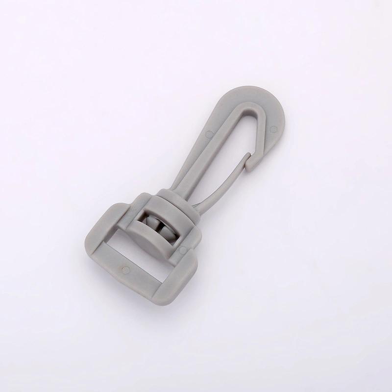 Wholesale/Supplier High quality/High cost performance  Grey Color Snap Clip Plastic Spring Snap Hooks for Bags