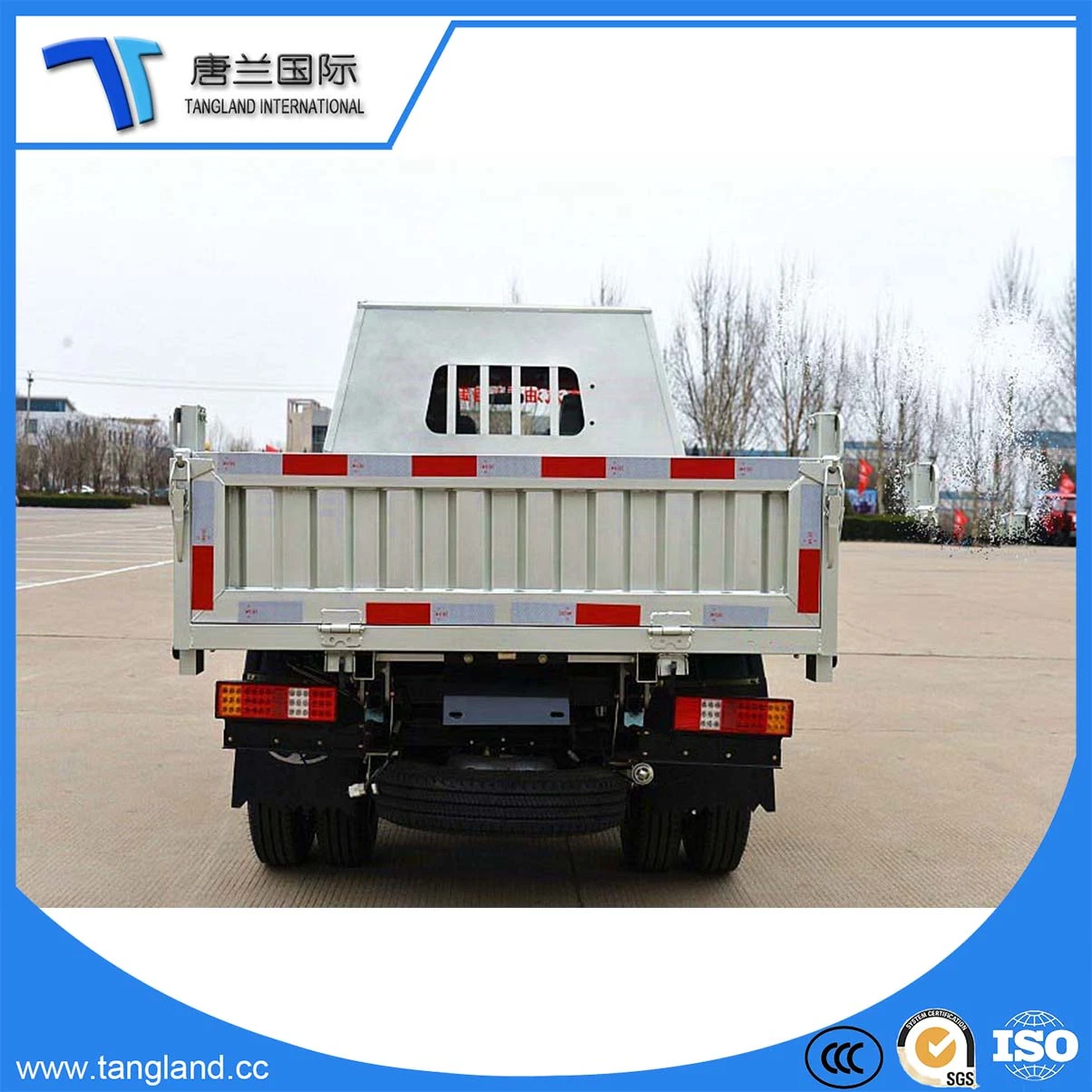 Kipper/Kipper/Dumping Truck mit einreihiger Kabine Benzinmotor aus China