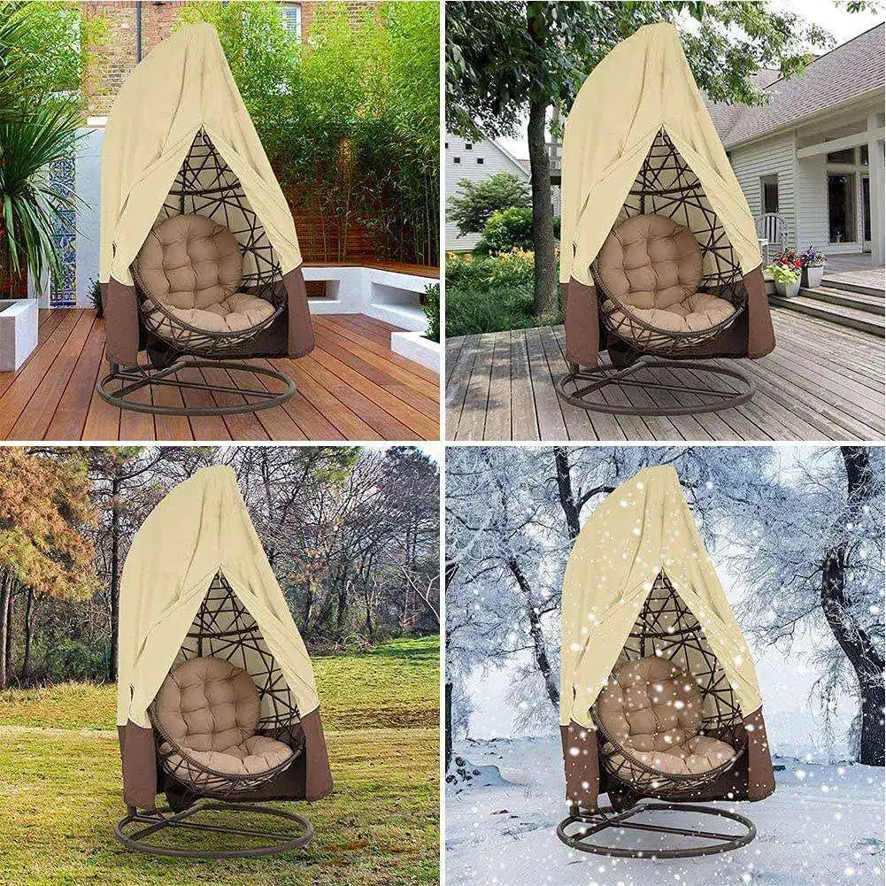 Heavy Duty Waterproof Dustproof UV Resistant Garden Patio Furniture Protection Outdoor Swing Chair Cover