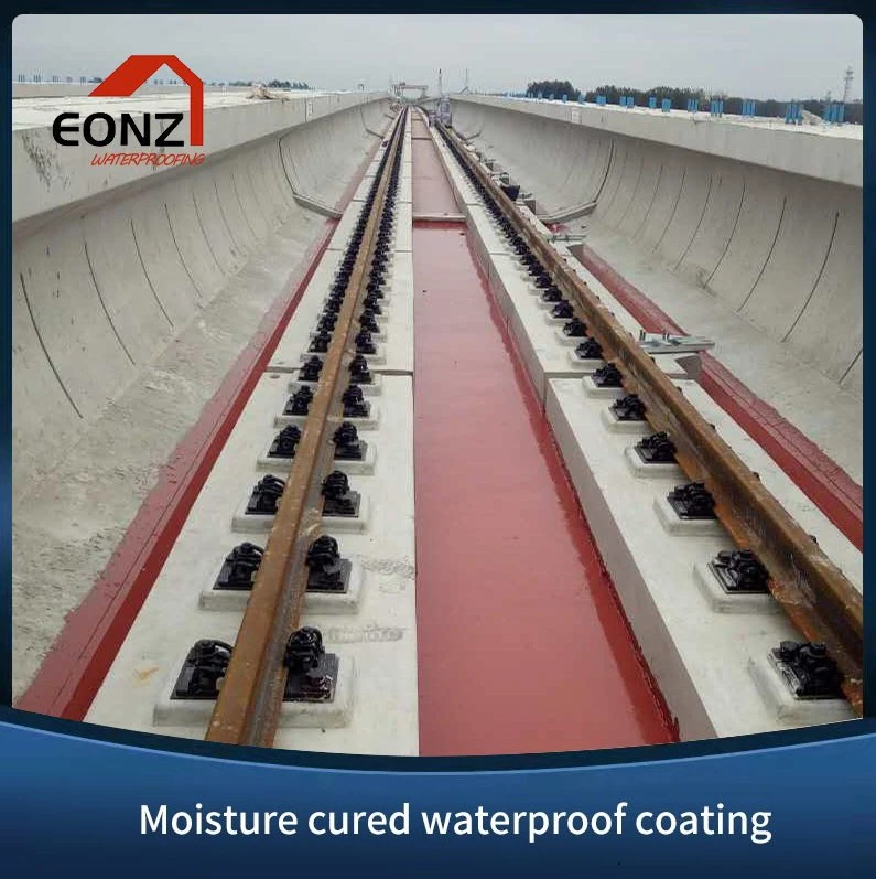 (Moisture Cured Grey Color Polyurethane) PU Liquid Waterproofing Coating