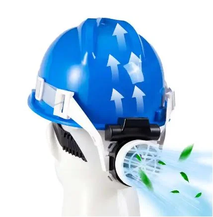 Ventilador eléctrico enfriamiento Seguridad para adultos Helmet velocidad Ventilador ajustable para bicicletas Casco