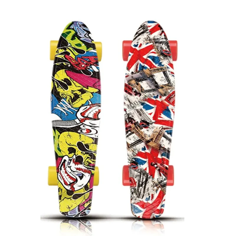 22 pouces Skateboard en plastique Skateboard Penni