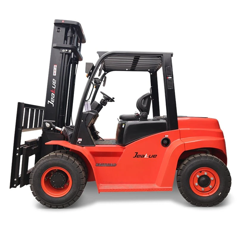 Super Strong Heavy Duty 7ton Diesel Forklift Truck with Air Conditioner Cabin