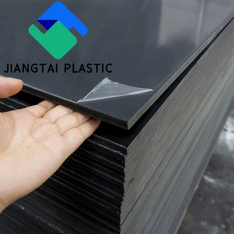 Jiangtai Plastic 4*8 Пена плата Размер ПВХ лист черный для Продвижение