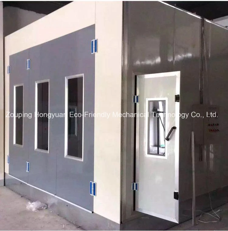 Hongyuan China Portable Paint Drying Oven Hy-CB55A Car Spray Booth with Gas Italy Burner and Diesel Burner