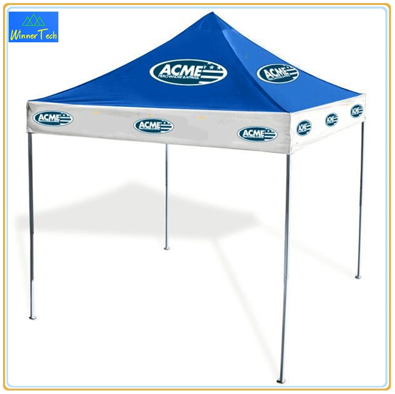 Hexagonales de aluminio exterior Feria de fácil plegado emergente de impresión personalizada toldo cenador Carpa Carpa Toldo Zelt refugio-W00028