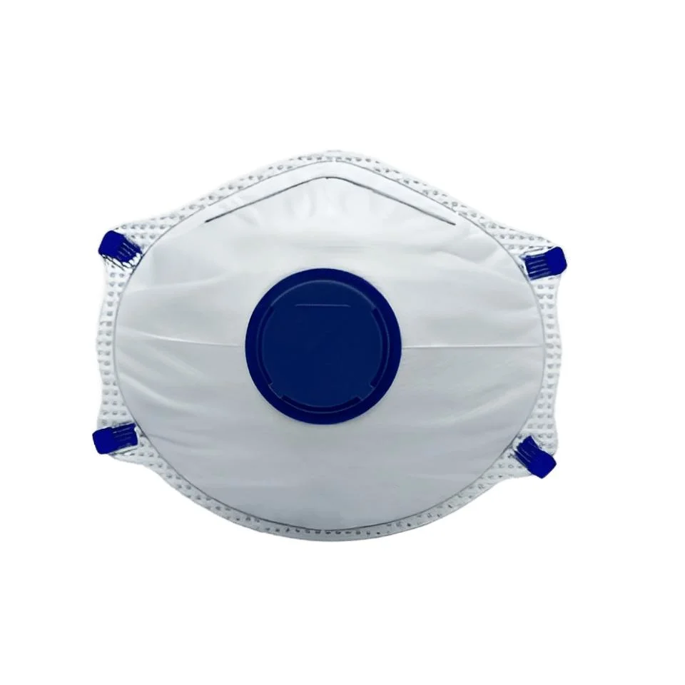 CE ISO13485 Anti Dust 4-lagige Einweg-FFP2-Cup-Maske Mit Halbmaske für Ventilfilter