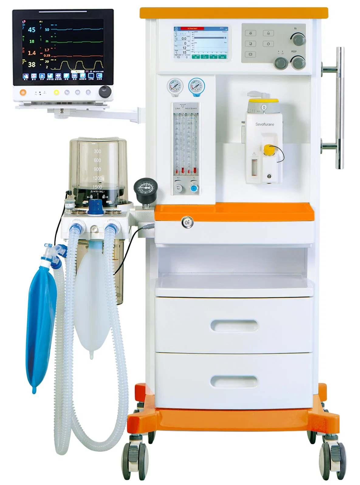 CE & ISO Approved Superstar S6100d Anesthesia System for Hospital / Clinic