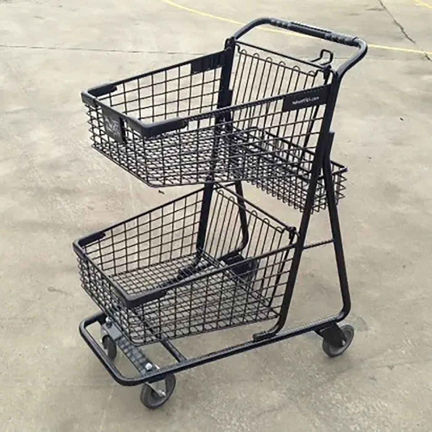 Oversized Metal Shopping Trolleys Easily Transport Bulky Goods