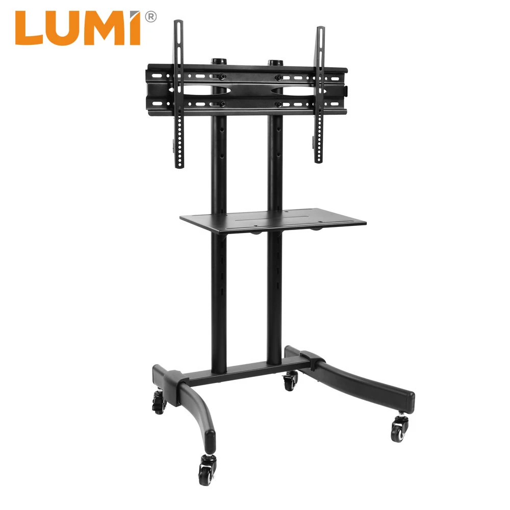 Display Height Adjustable TV Cart for 37"-70" LCD TV Stand