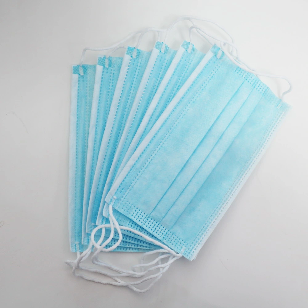 Dental Mask Disposable  Face Mask Non-Woven Fabric Material Disposable 3 Ply