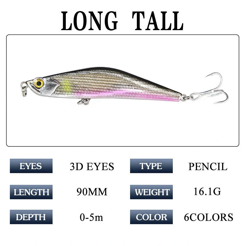 Topwin Hl008 9cm 16g Fishing Lures Freshwater Kit Plastic and Stainless Steel Pike Fishing Lures Large Spoons