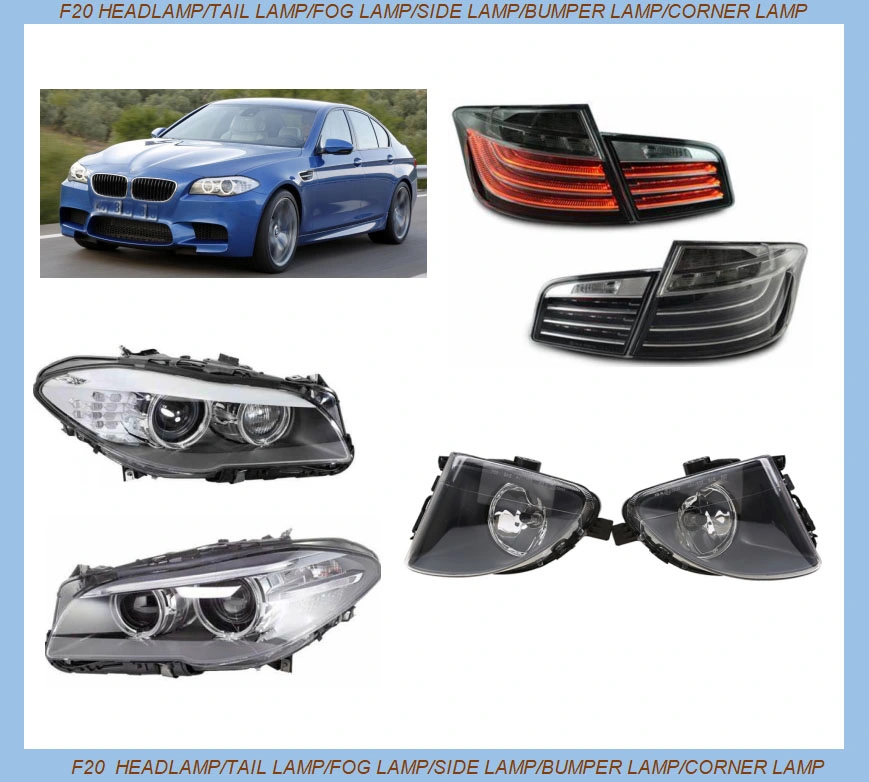 for BMW F10 Headlight /Tail Light /Fog Light /Side Light /Bumper Light /Corner Light