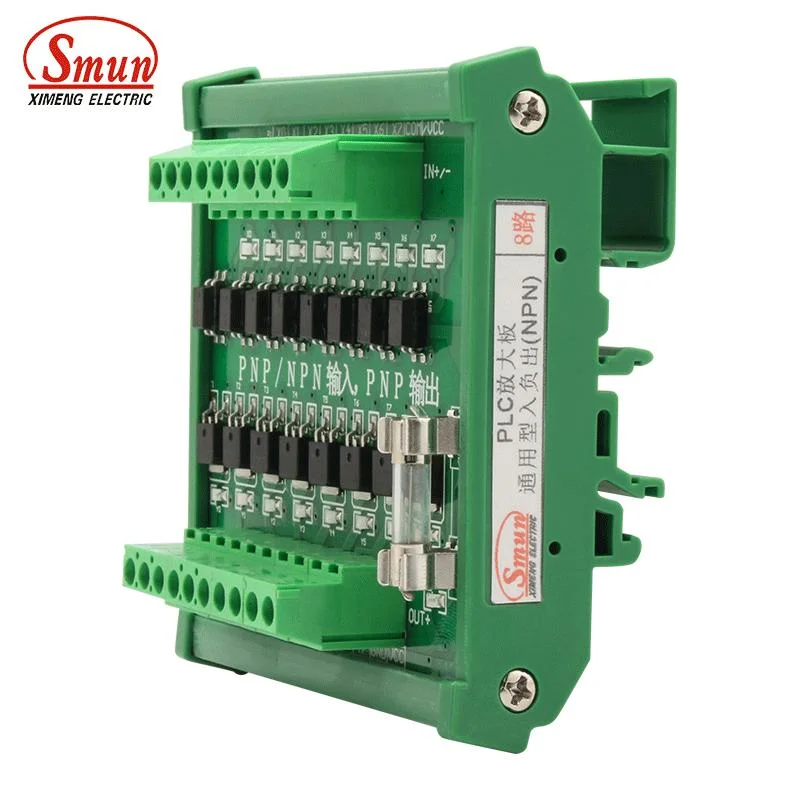 8 Channels NPN/PNP Input NPN PLC Amplifier Board Controller System