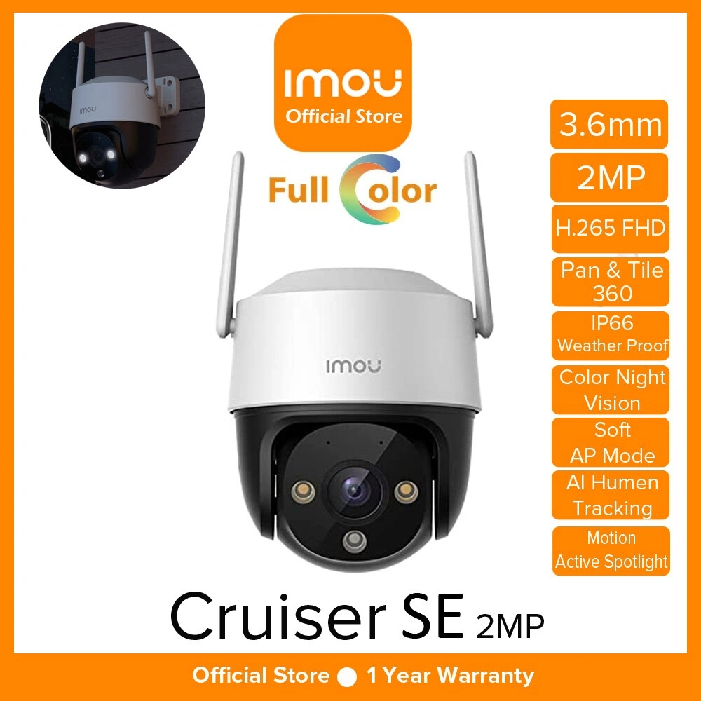 Cruiser 2MP Imou Security PTZ WiFi Surveillance Wireless Spy Cameras Night Vision Original Dahua Camera