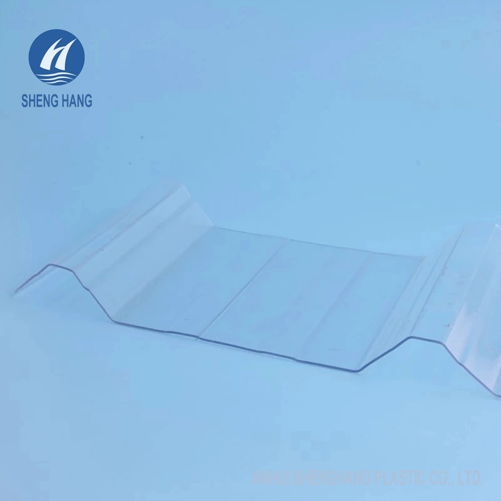 High Transparency Corrugated Polycarbonate PC Sheet with UV Protection