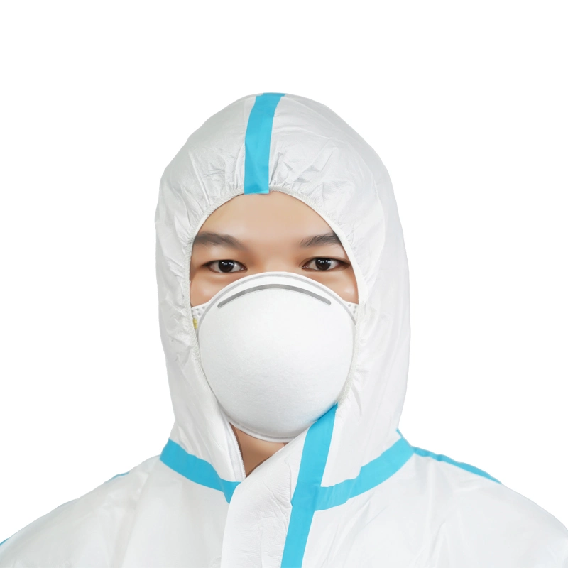 Disposable FF1 FFP2 Respirator Particulate Filtering Half Mask for Personsal Protection for Workers