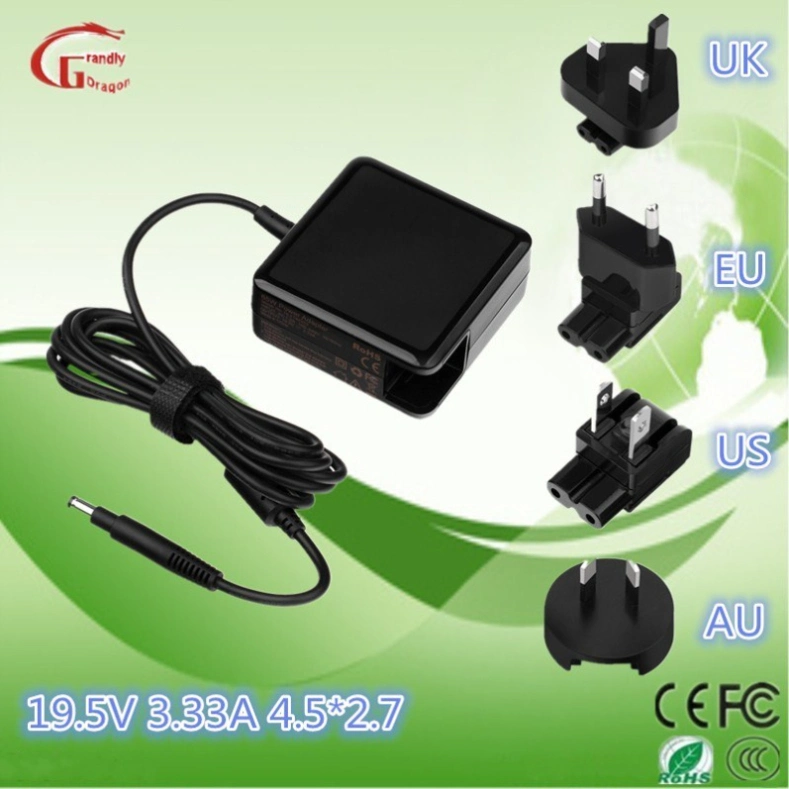 HP Battery Charger Power Supply Power Adaptor 19.5V 3.33A Square Shape