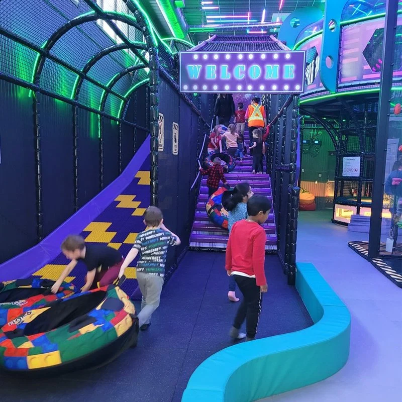 500 m2 espacio futuro niños Interior Fun Park Softphone Equipo Fabricante