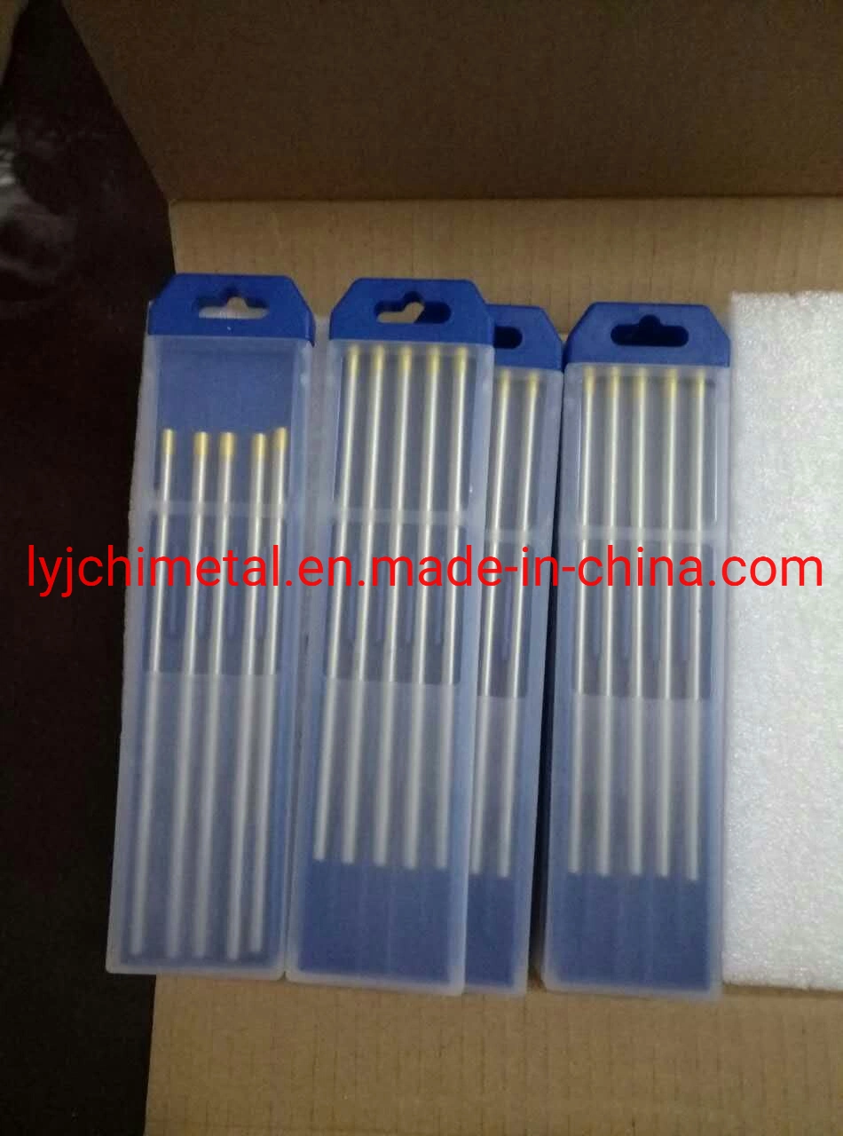 Tungsten Welding Bar Rod Electrode Wt20 Wl15 Wl20 Wc20 Wy Wz Dia1.6*150mm, Dia2.0*150mm, Dia2.4*150mm/175mm