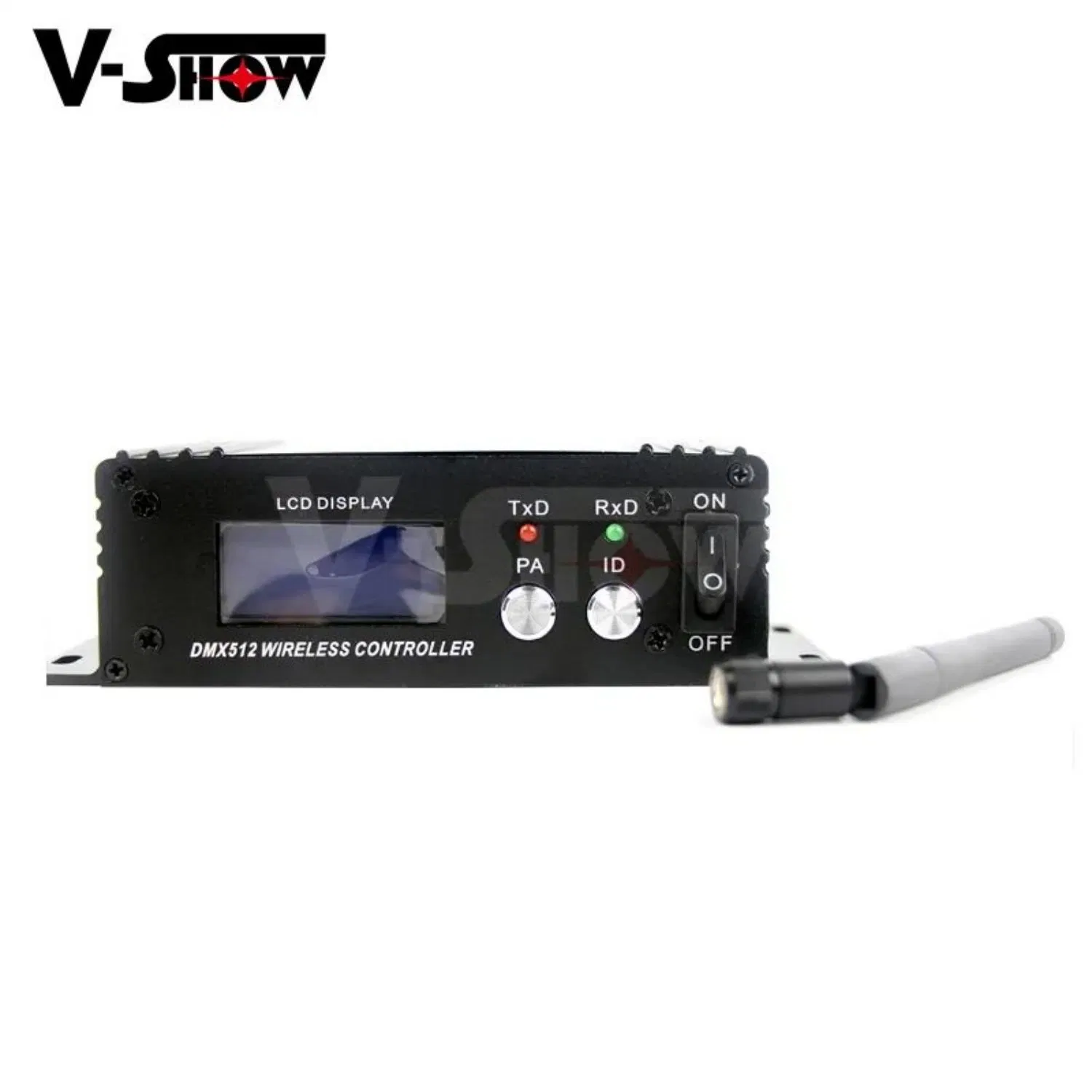 V-Show sem fio LCD DMX transmissor e receptor