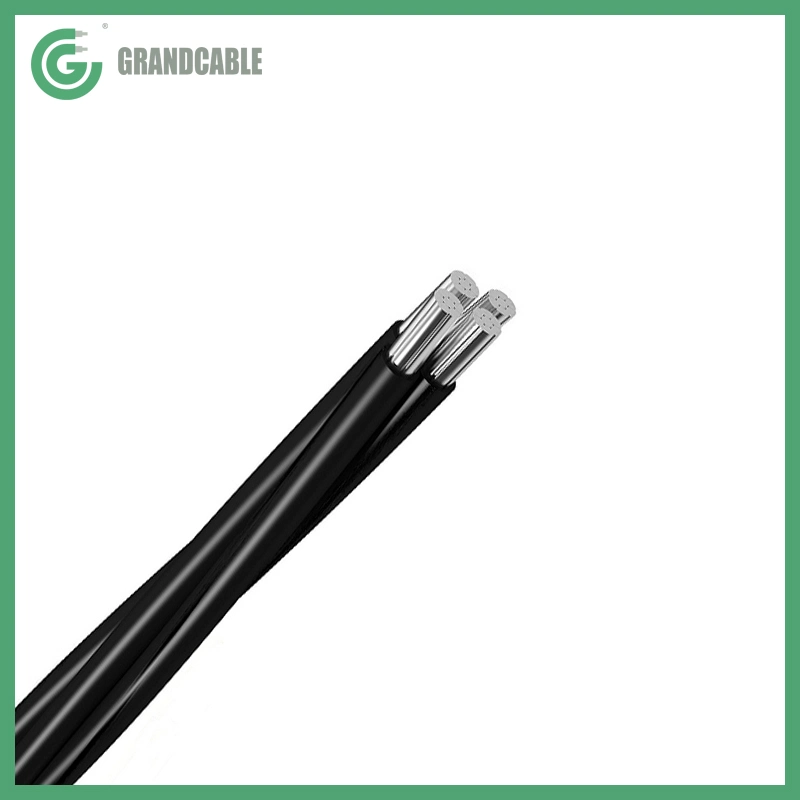 ABC Cable BT aerien presaaembles en Aluminium 3X50+1X54,6+1X16mm2 0.6/1kV 400V MDPE Insulated Electric Cable