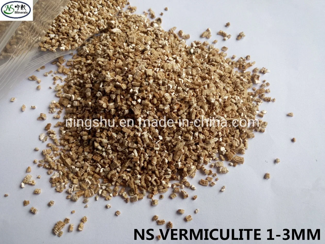 Superfine Grad Exfoliated Vermiculit für Friktion, Tierfutter, Tiraden