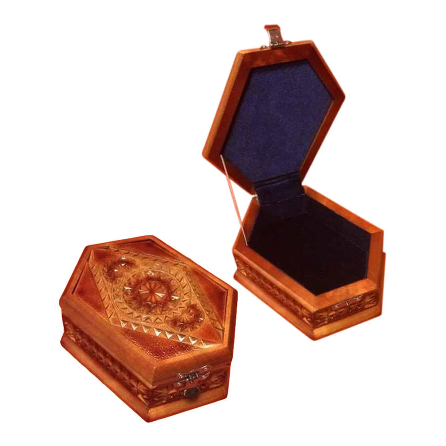 Factory Custom Irregular Fine Wooden Box for Storing Handmade Jewelry