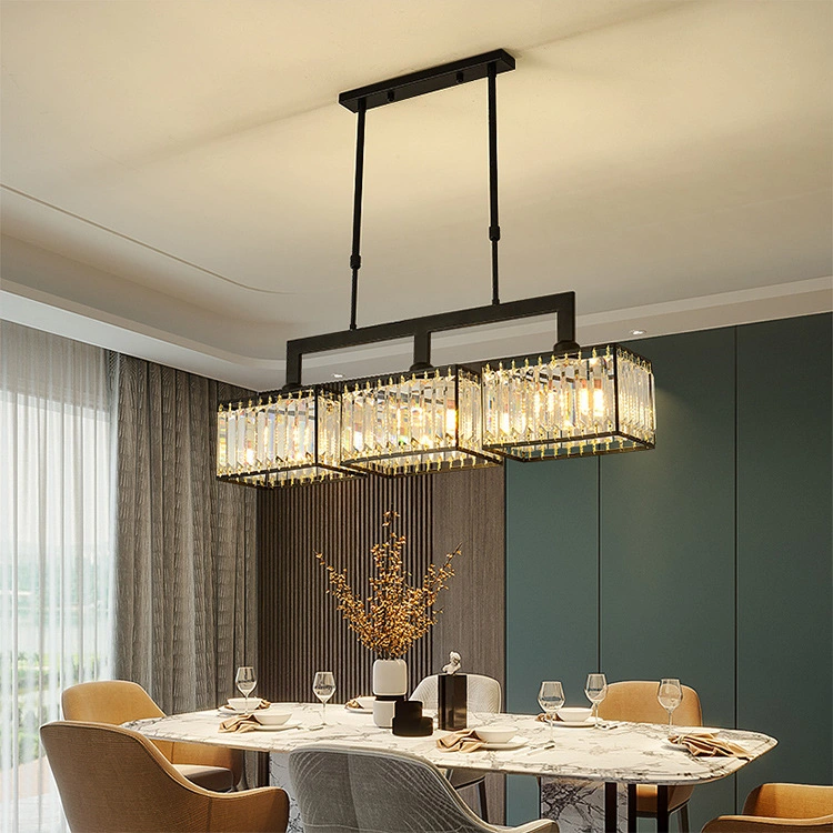 E27 55cm Crystal LED Chandelier Luxury for Living Room