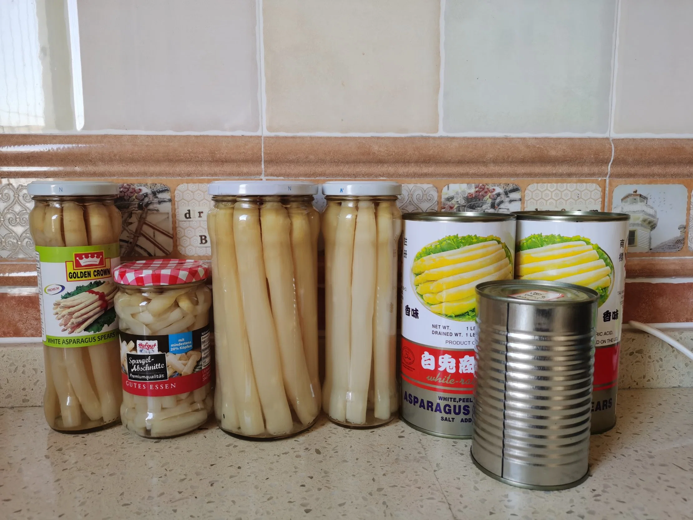 Pickled Snow White Asparagus in Can 800g