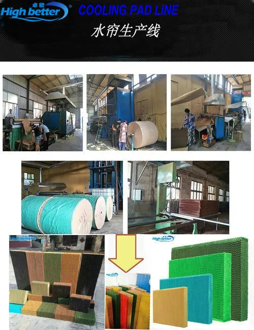 7090 7060 5090 Cooling Pad Line Cooling Pad Production Line