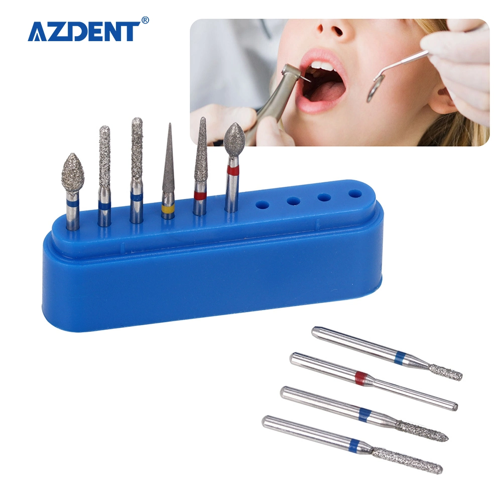 Azdent Dental Diamond Bur Fg Crown Preparation Anterior Teeth Kit