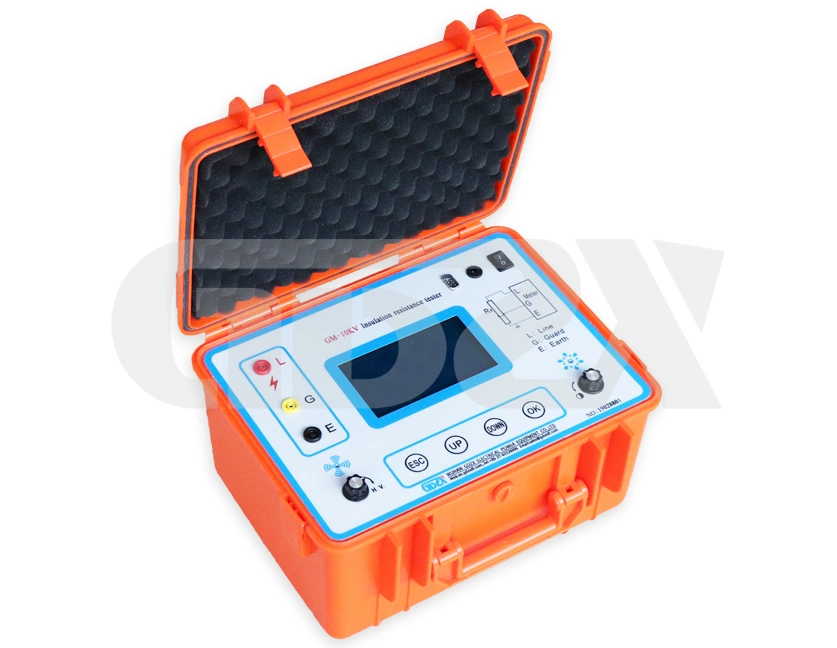 Adjustable 10kV High Voltage Digital Megohmmeter Insulation Resistance Tester