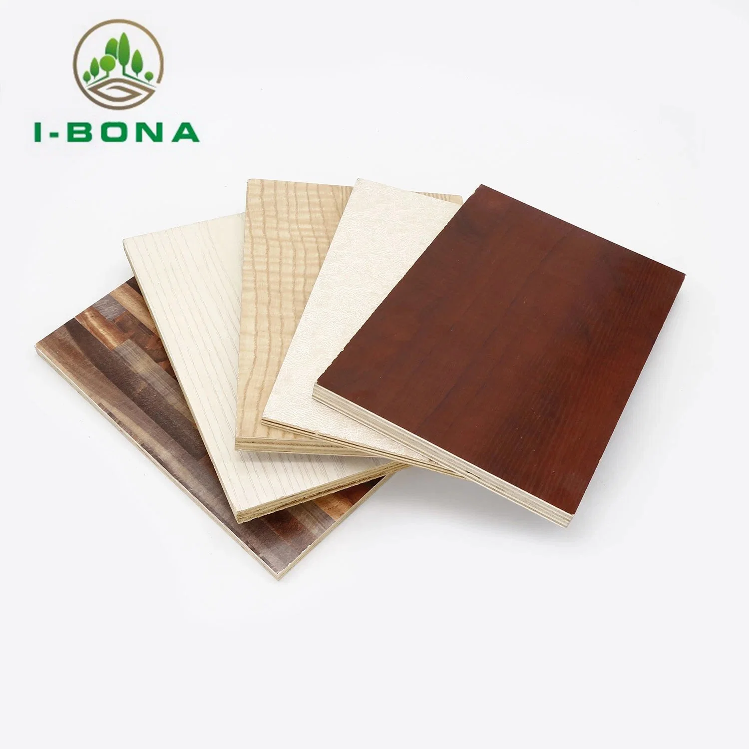 18mm E1 Cabinet Board and Furniture Oak Plywood Timber Melamine Board Melamine Laminated Plywood