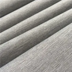 for Table Cloth Jacquard Imitation Linen 300d Polyester Cationic Mixture Stone Gray Woven Dobby Fabric