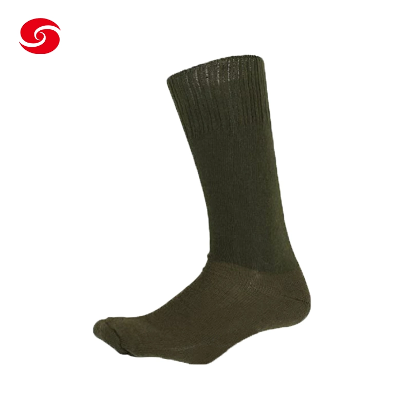 Wool Thick Green Boot Knee High Socks