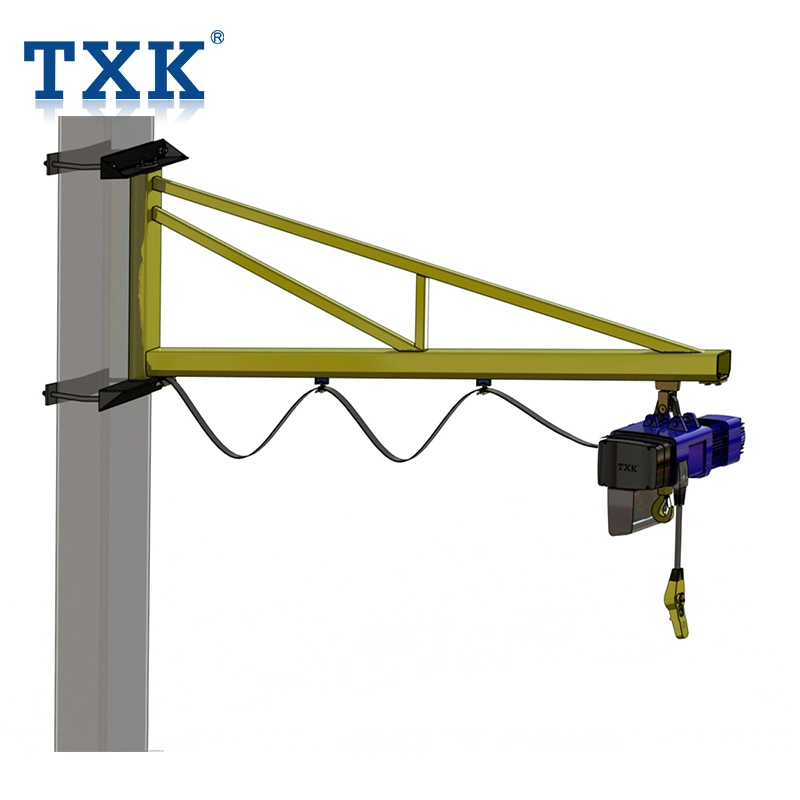 5ton Wall Mounted Arm Jib Crane with Electric Wire Rope Hoist