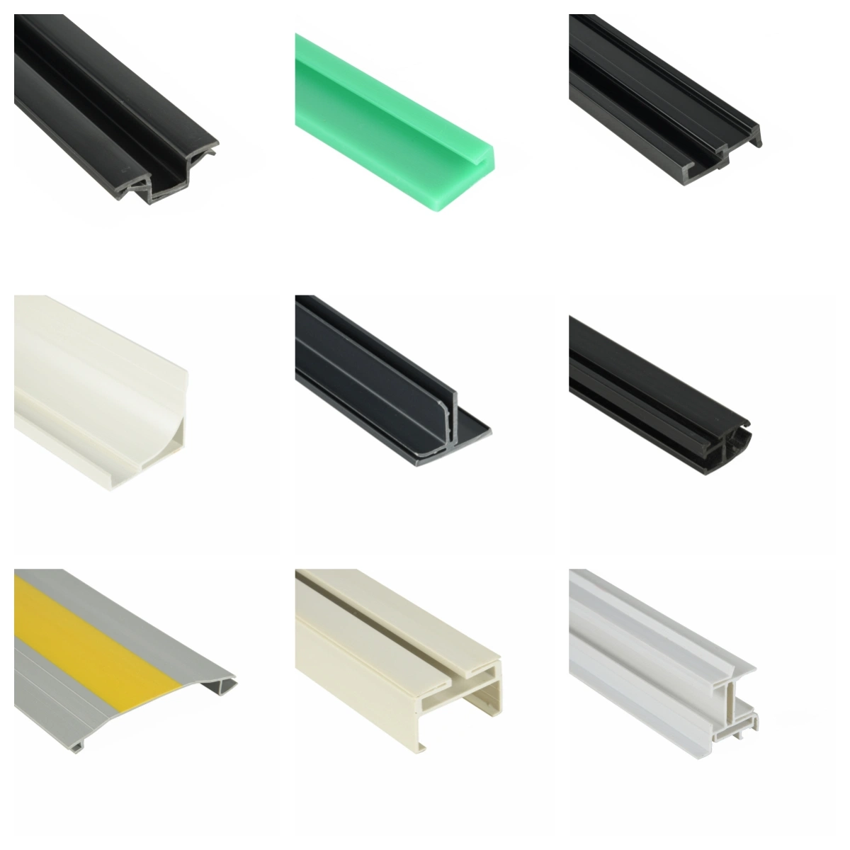 Customized Manufacturers Plastic Extruder ABS/UPVC/PC/PVC Plastic Extrusion Profiles