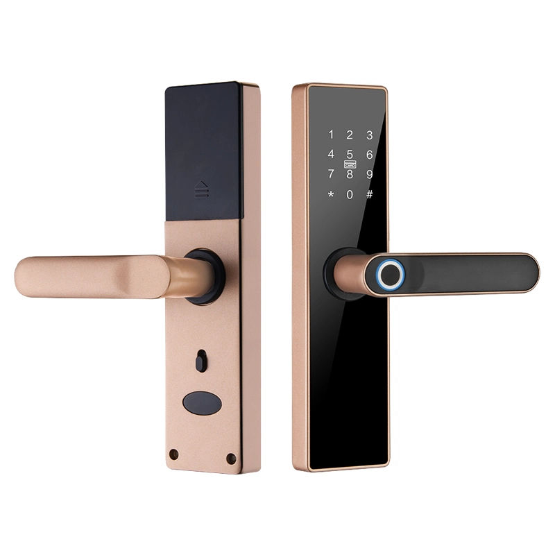 Bluetooth Ttlock Smart Lock WiFi Tuya Smart Lock Fingerprint Smart Door Lock for Apartment and Condominium

Serrure intelligente Bluetooth Ttlock WiFi Serrure intelligente Tuya Serrure de porte intelligente avec empreinte digitale pour appartement et condominium.