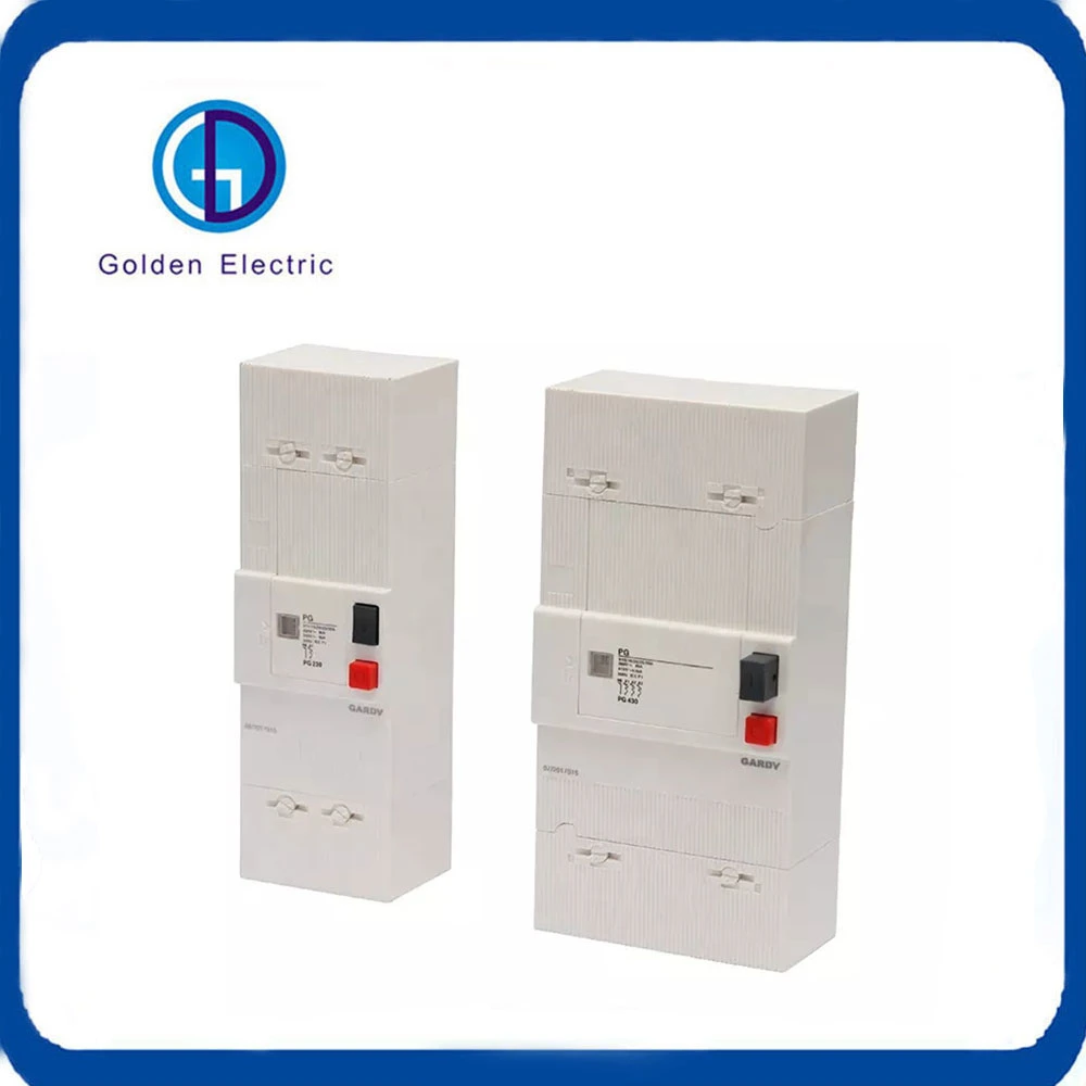 El disyuntor de corriente residual ajustables 230V/400V 2P 4P de la serie PG ELCB RCCB Disyuntores diferenciales